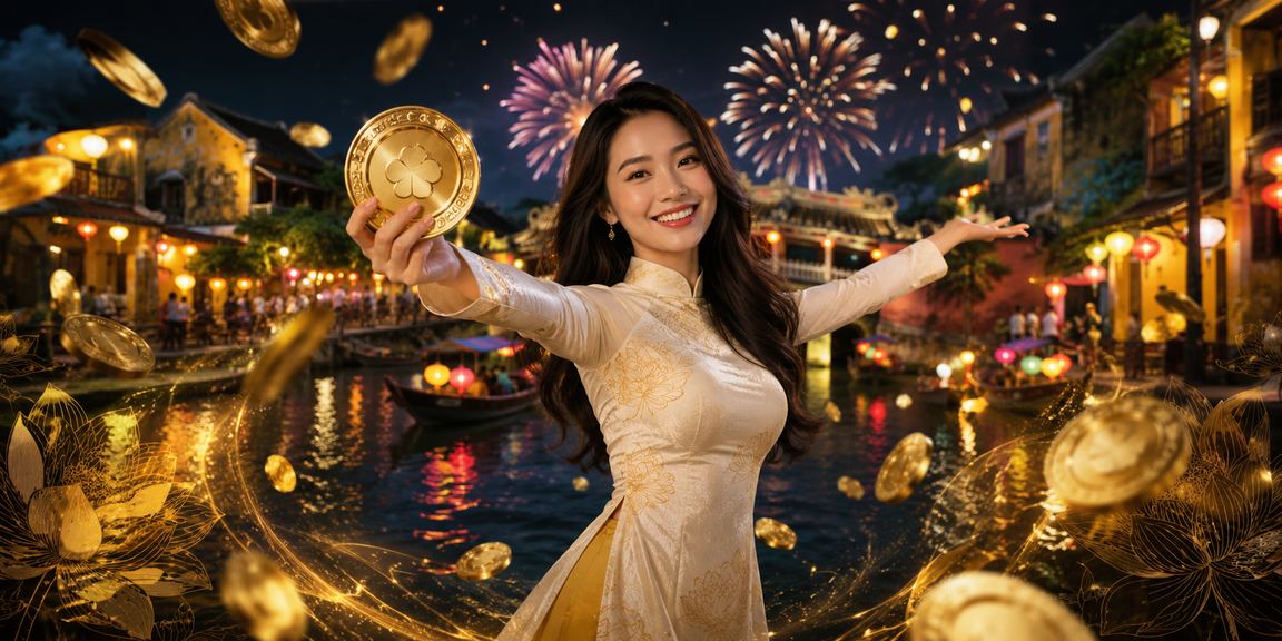 Người chơi trải nghiệm ứng dụng cá cược trên điện thoại tại chợ đêm Hội An