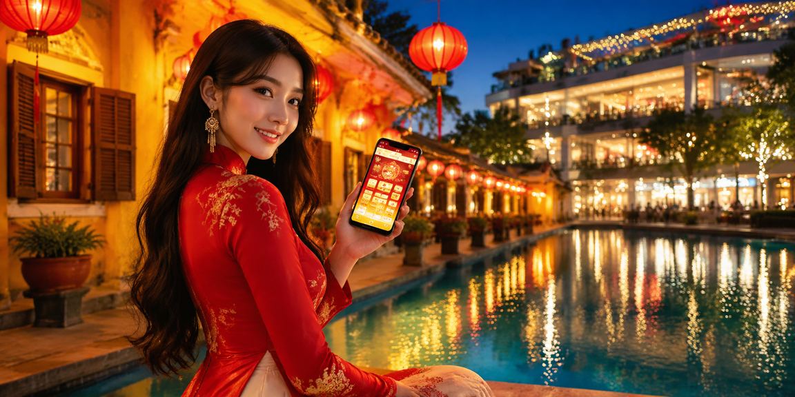 Người dùng Việt Nam đăng ký tài khoản 368379 trên điện thoại di động tại Hội An